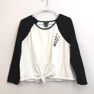 Cute Witchy ( emo goth) Girl’s Long Sleeve Top
